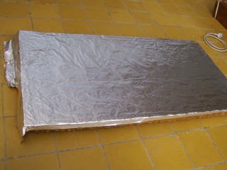 Szigetel� parafa alu bor�t�sa